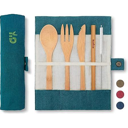 Bamboo Cutlery Set Eco Cutlery Set Reusable Cutlery Set Knife