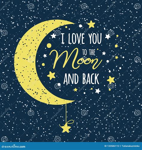 I Love You To The Moon And Back St Valentines Day Inspirational Quote