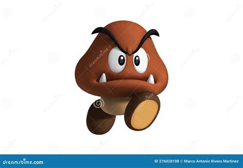 Goomba Design In 3d Of Super Mario Bros Editorial Stock Photo