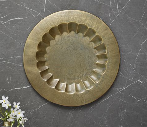 Buy Medha Wall Plate Etched Small Online In India At Best Price