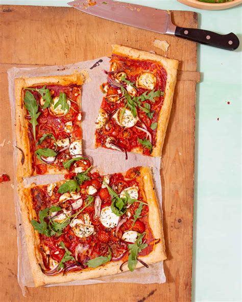 Amazing Goats Cheese Tart With Roasted Cherry Tomatoes Beat The Budget