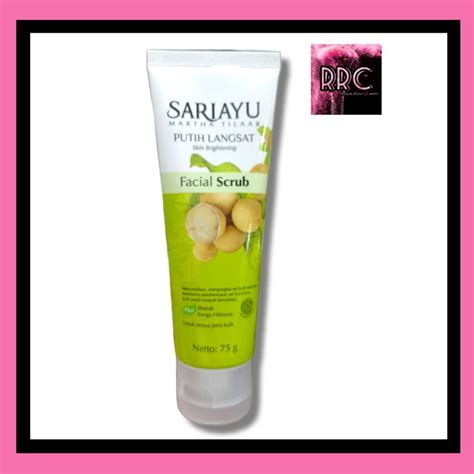 Jual Sariayu Martha Tilaar Putih Langsat Facial Scrub 75g Shopee