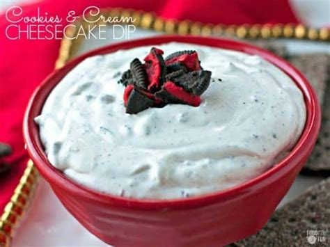 Cookies And Cream Cheesecake Dip • Food Folks And Fun