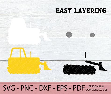 Construction Trucks Svg Bundle Bulldozer Svg Dump Truck Etsy