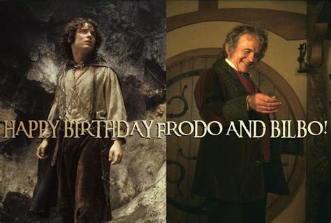 Sept 22 Happy Birthday Frodo And Bilbo Cine Por Tv