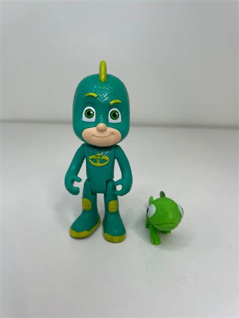 Pj Masks Gekko Neon Green Pet Lizard New Play Set Lot Toy Etsy