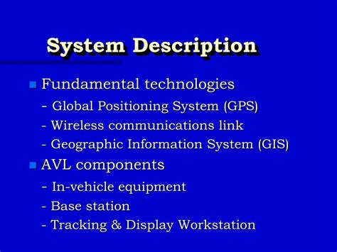 PPT - Automatic Vehicle Location System PowerPoint Presentation, free ...