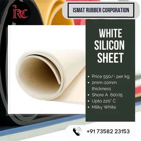 White Silicone Rubber Sheet For Pharma At Rs 550 Kg In Chennai ID