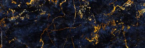 Blue marble texture background with golden veins, Italian marble slab ...