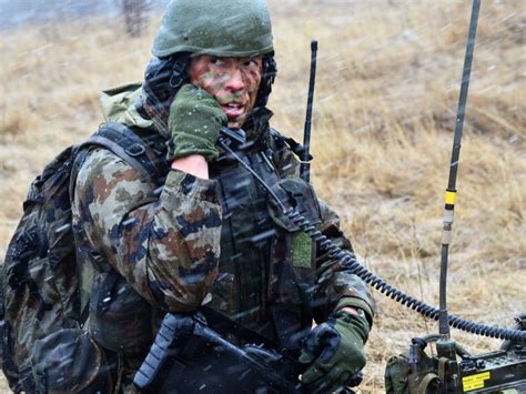 Slovenian Army Soldiers Engaging Targets At Exercise Rock Sokol