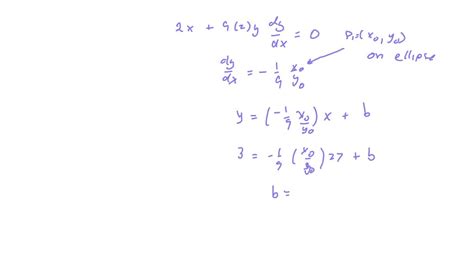 Solved Find Equations Of Both The Tangent Lines To The Ellipse X