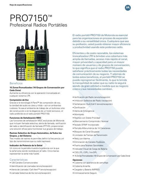 Pro Profesional Radios Port Tiles Motorola Solutions