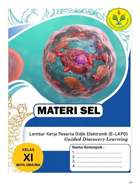 Lkpd Materi Sel Kelas Xi Mipa Pdf