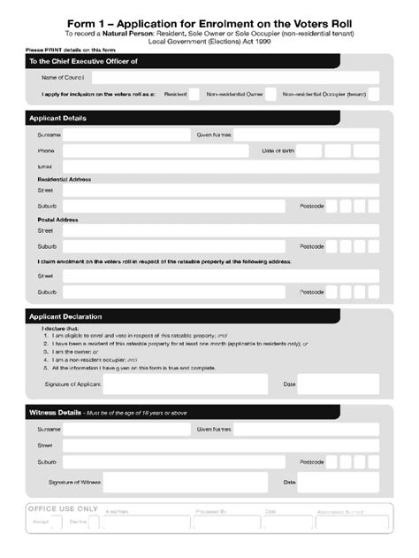 Fillable Online Form For Natural Person Resident Sole Owner Or Sole