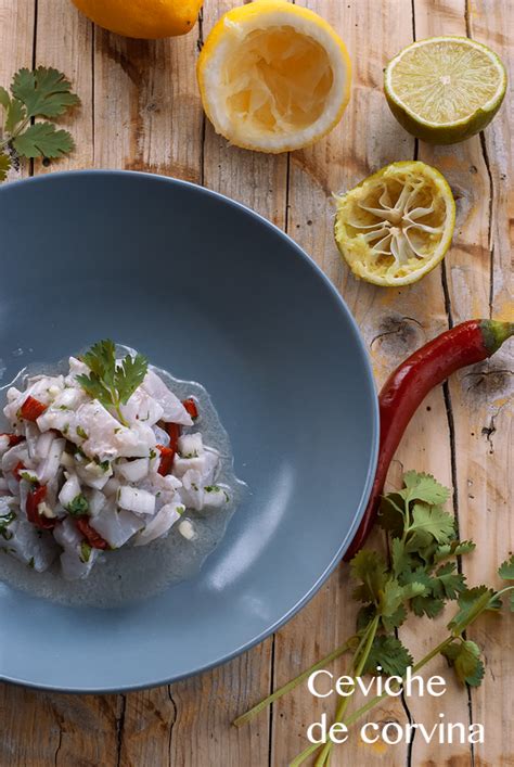 Ceviche De Corvina Cocido De Sopa