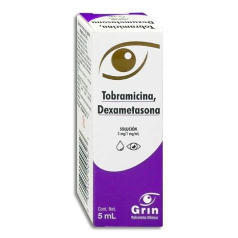 Tobramicina Dexametasona 3mg 1mg Ml Solución Oftalmica Frasco Gotero C