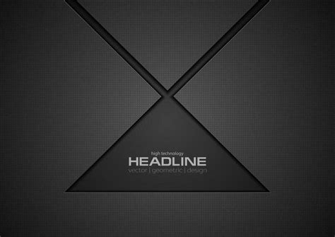 Black technology concept abstract background 26732687 Vector Art at ...