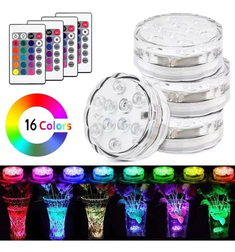 Pack X Luz Led Para Jacuzzi Pileta Sumergible Rgb Control