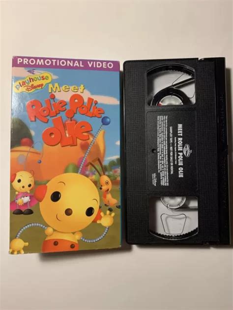 MEET ROLIE POLIE Olie Playhouse Disney VHS Promotional Video 2000 EUR 8