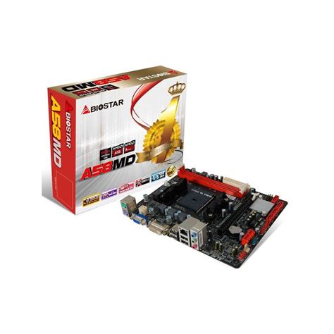 Biostar A58MD (FM2+, AMD A58, DDR3, SATA3, USB3)