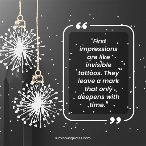 First Impressions Quotes - Luminousquotes.com