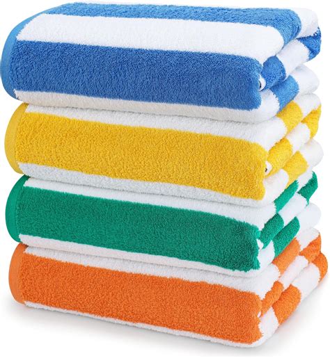 Utopia Towels Paquete De Toallas De Playa Cabana Stripe X