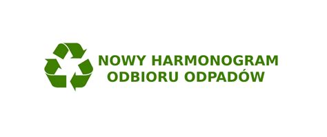 Harmonogram odbioru odpadów w roku 2023 Gmina Wieniawa Portal gov pl