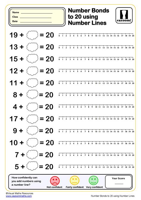 Number Bonds To 20 Sheet Nbkomputer