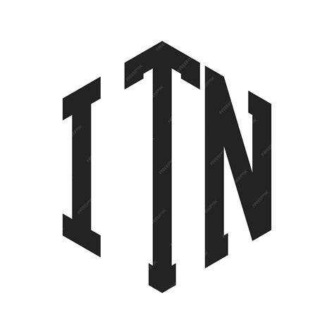 Premium Vector Itn Logo Design Initial Letter Itn Monogram Logo Using