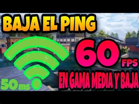 Como BAJAR El PING En PUBG MOBILE Y AUMENTAR Los FPS En CELULARES GAMA