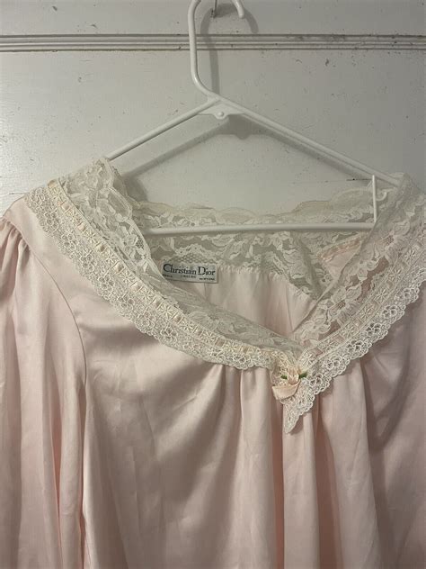 Vintage Christian Dior Lingerie Nightgown Union Made Gem