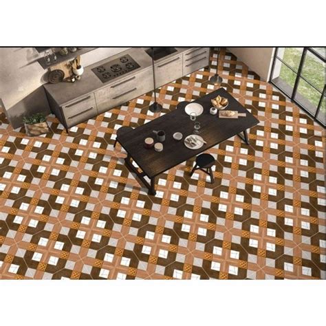 Double Charged Matte Porcelain Ceramic Floor Tiles 2x2 Feet 600x600 Mm