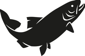 Jumping Fish Silhouette at GetDrawings | Free download