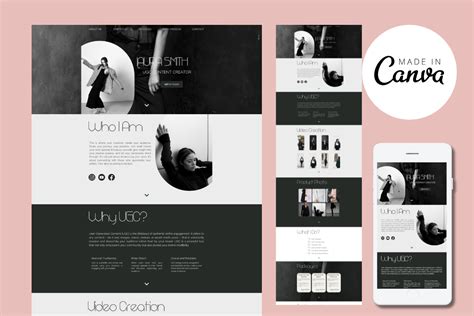 Canva Ugc Portfolio Template Graphic By T Mea Herczeg Creative Fabrica