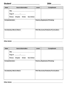 Reader S Workshop Conference Tracking Form Reading Conference