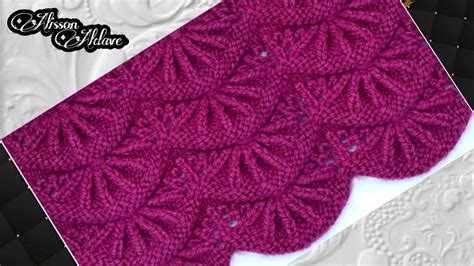 Tejido A Dos Agujas Knitting Patterns Alisson Aldave Youtube