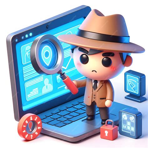 Premium Photo | Cyber Detective concept as Solving Crimes in the