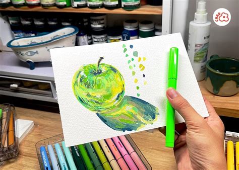 acrylic marker cang ve cang nghien paint  chao cheesycrafty