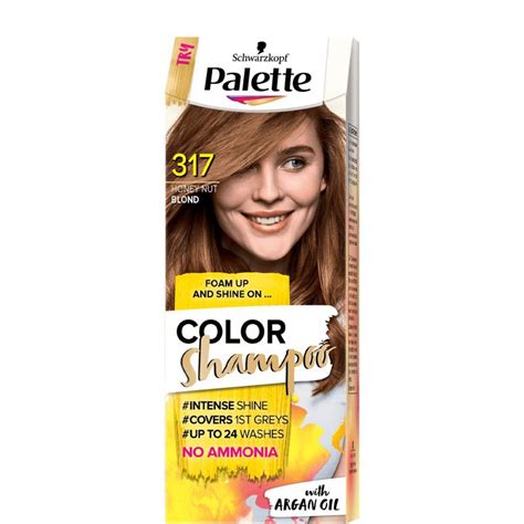 Palette Color Shampoo Szampon koloryzujący orzechowy blond 7 554