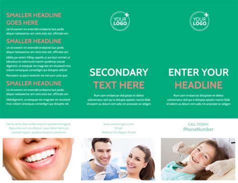 Dental Surgery Brochure Template Mycreativeshop