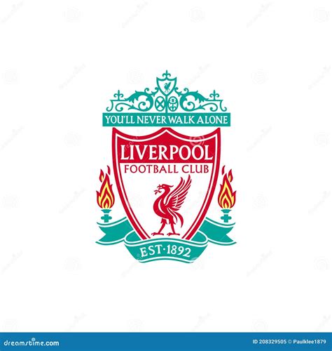 Liverpool Logo Editorial Ilustrativo Em Fundo Branco Imagem Editorial