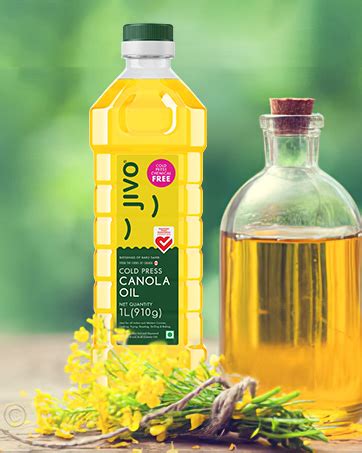 Jivo Canola Cold Pressed Edible Oil Litres With Litre Premium