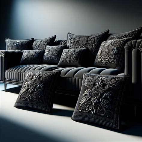 20 Black Couch Pillow Ideas for a Stylish Living Room