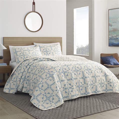 Eddie Bauer Queen Quilt Set Reversible Cotton Bedding With Matching Shams