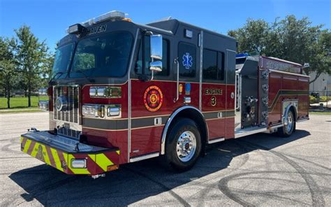 Custom Pumper Winter Haven Fl Sutphen Fire