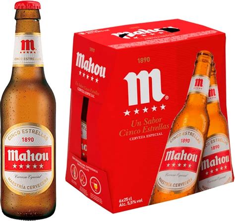 Mahou Estrellas Cerveza Especial Dorada Lager Con Sabor Estrellas