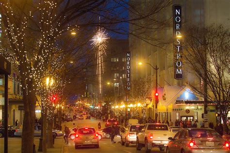 Seattle Pike Street Christmas Holiday Lights Joel Rogers