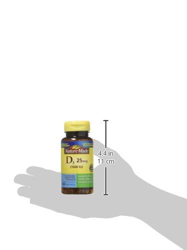 Nature Made Vitamin D3 1000 Iu Softgels 100 Ct Pricepulse