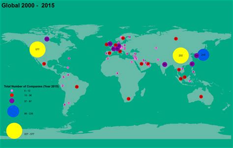 Mapping Of 2015 Public Companies Forbes Global 2000