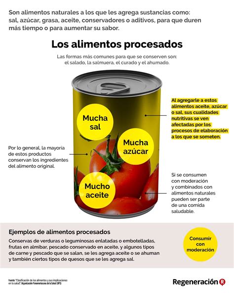 Alimentos Naturales Y Procesados Como Identificarlos Informacion